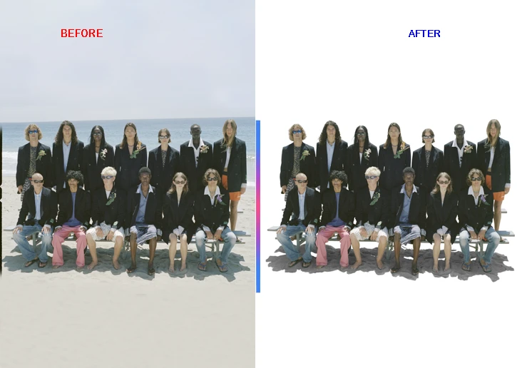 Professional Background Removal SERVICE