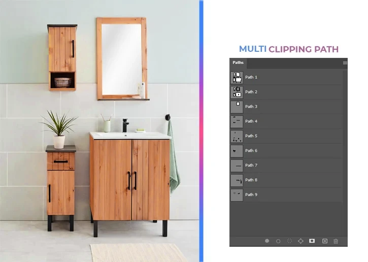 Product Image Multi Clipping Path